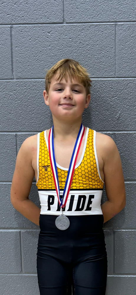 Mystery Wrestling Singlet - Customer Photo From Ashley Carroll