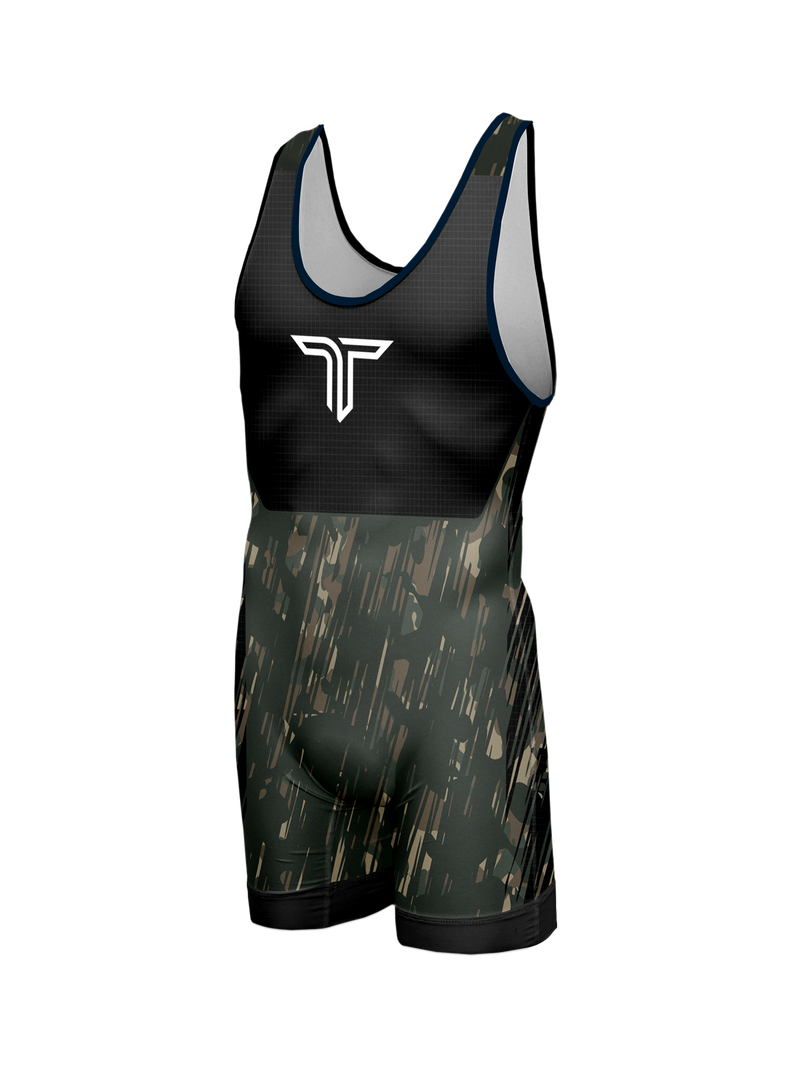 The Patriot Series Wrestling Singlet - Ranger Green